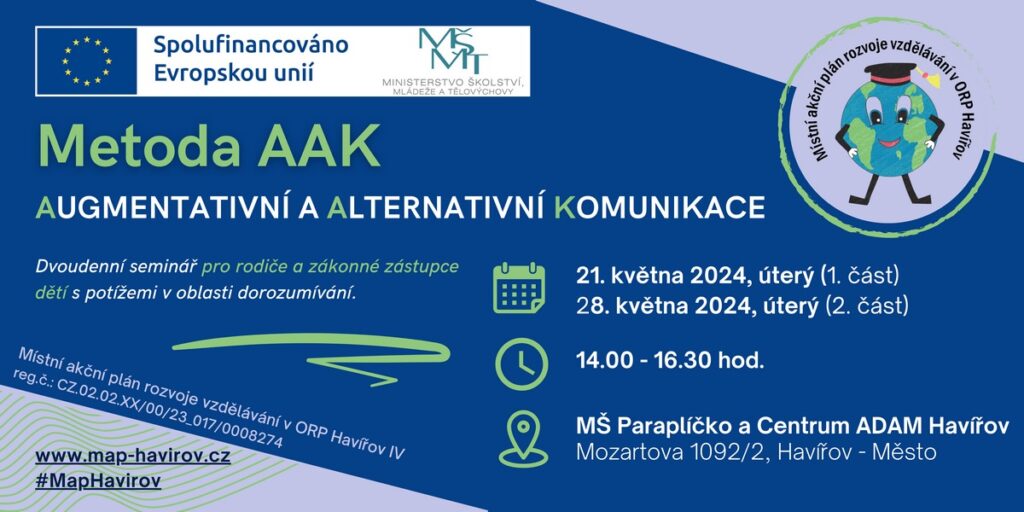 Banner k aktivitě Metody AAK