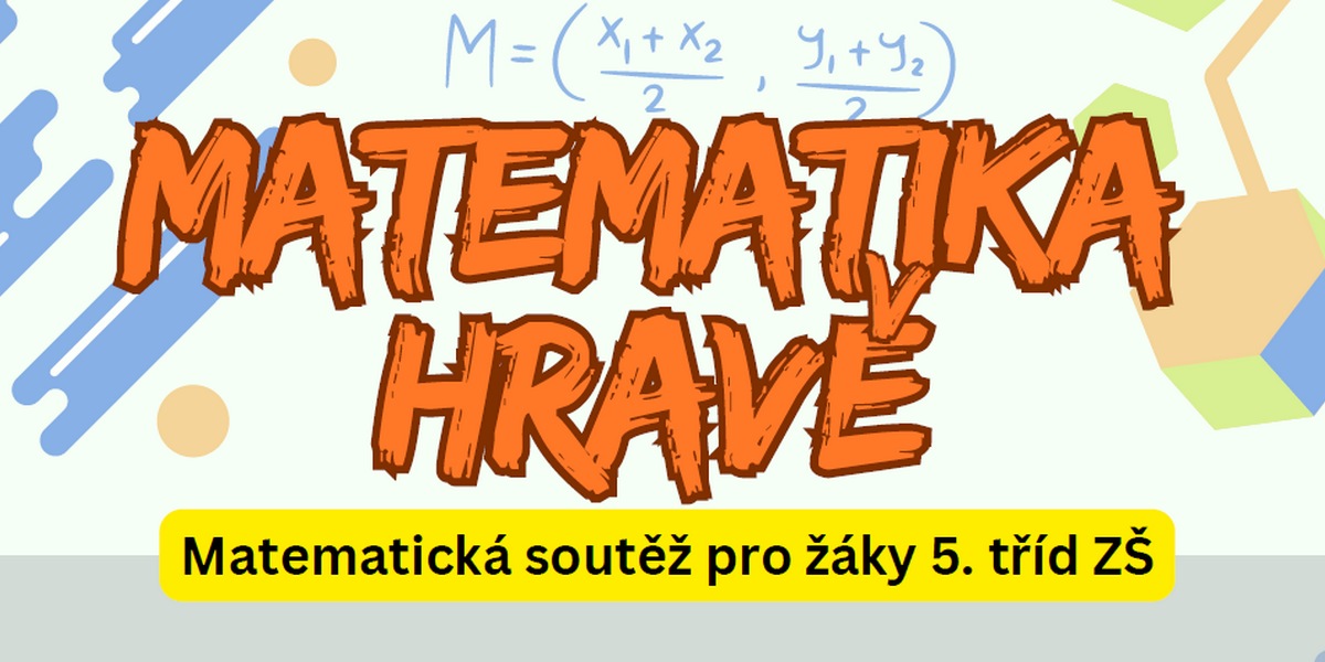 Banner k aktivitě Matematika hravě