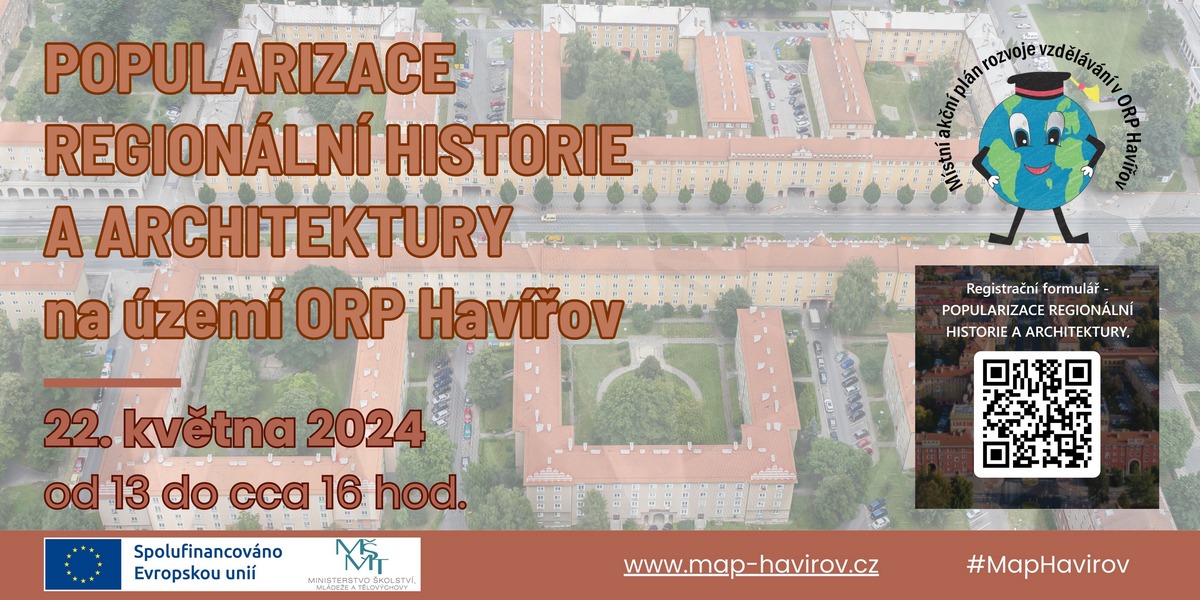 Banner k aktivitě Popularizace regionální historie a architektury