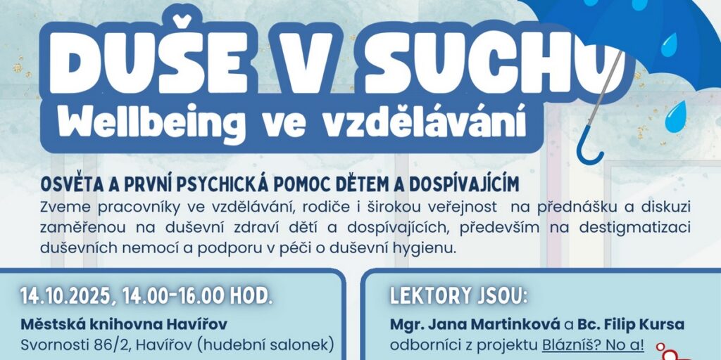Pozvánka na seminář Duše v suchu